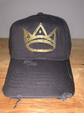 Load image into Gallery viewer, CROWN Distressed Dad Hat