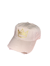 Load image into Gallery viewer, CROWN Distressed Dad Hat