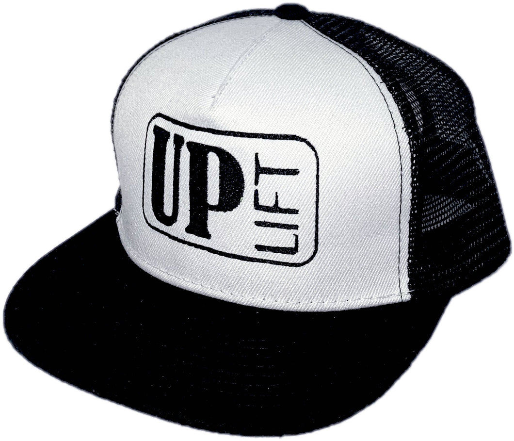 Black & White Mesh Snapback