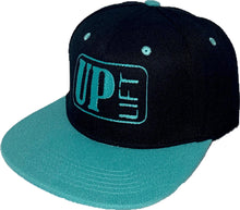 Load image into Gallery viewer, Black/Mint Logo Snapback